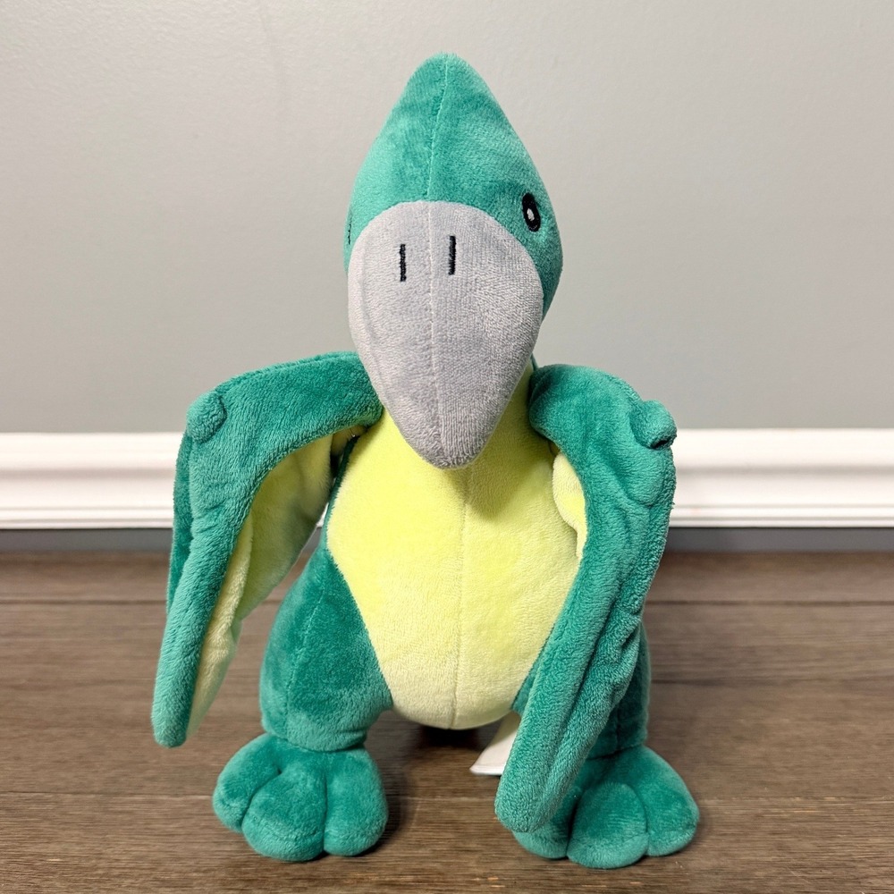Tiny Dreamers Pterodactyl Plush Teal Green Dinosaur Stuffed Animal At Home 9"